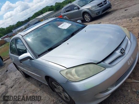 2004 Honda Civic EX with VIN 2HGES26774H527763, listed as a IAAI auction lot 42091363 with 207,191 mi miles and . Bid and sale history available at DreamBid. Image 1.
