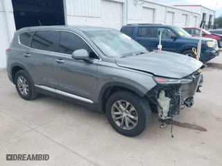 2020 Hyundai Santa Fe SE with VIN 5NMS2CAD7LH151671, listed as a IAAI auction lot 41347653 with 107,148 mi miles. Bid and sale history available at carsss.com. Image 1.