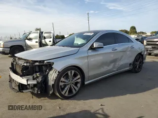 2019 Mercedes-Benz CLA with VIN WDDSJ4EB4KN725555, listed as a Copart auction lot 46231755 with 79,553 mi miles and Salvage Title. Bid and sale history available at carsss.com. Image 1.