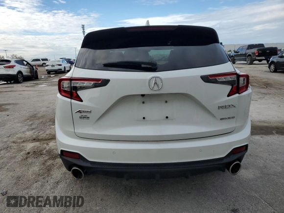 2020 Acura RDX w/A-Spec Pkg with VIN 5J8TC2H60LL036008, listed as a Copart auction lot 74919114 with 43,749 mi miles and Non Repairable. Bid and sale history available at carsss.com. Image 6.