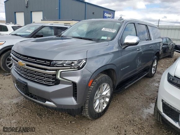 2022 Chevrolet Suburban Premier with VIN 1GNSKFKD4NR232178, listed as a Copart auction lot 45883945 with 89,871 mi miles and Clean Title. Bid and sale history available at carsss.com. Image 1.