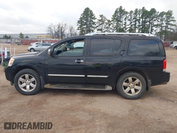 2011 Nissan Armada SV with VIN 5N1BA0ND8BN605841, listed as a IAAI auction lot 41510554 with 212,335 mi miles and . Bid and sale history available at DreamBid. Image 14.