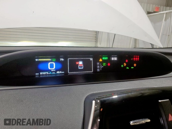 2022 Toyota Prius L Eco with VIN JTDKAMFU3N3182144, listed as a Copart auction lot 61090375 with 81,673 mi miles and Clean title. Bid and sale history available at DreamBid. Image 9.