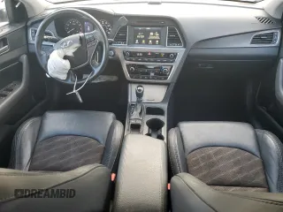 2017 Hyundai Sonata Sport with VIN 5NPE34AF4HH539386, listed as a Copart auction lot 87185104 with 158,152 mi miles and Salvage Title. Bid and sale history available at DreamBid. Image 8.