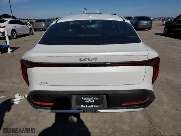 2025 Kia K4 LXS with VIN 3KPFT4DE1SE019665, listed as a Copart auction lot 44309525 with 16 mi miles and Salvage Title. Bid and sale history available at carsss.com. Image 6.