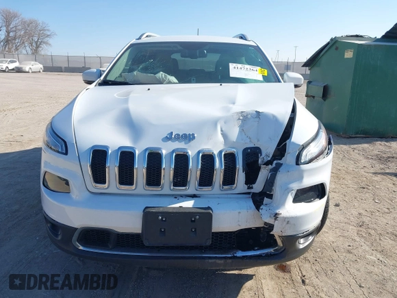 2017 Jeep Cherokee Limited with VIN 1C4PJMDB7HW647325, listed as a IAAI auction lot 41472364 with 37,129 mi miles and . Bid and sale history available at DreamBid. Image 11.