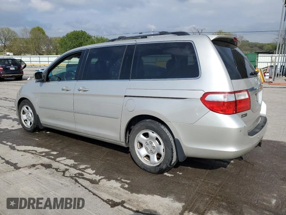 2005 Honda Odyssey TOURING with VIN 5FNRL38805B060623, listed as a Copart auction lot 51703145 with 139,017 mi miles and Salvage Title. Bid and sale history available at carsss.com. Image 2.