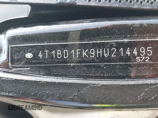 2017 Toyota Camry Hybrid LE with VIN 4T1BD1FK9HU214495, listed as a IAAI auction lot 41953655 with 106,409 mi miles. Bid and sale history available at carsss.com. Image 9.