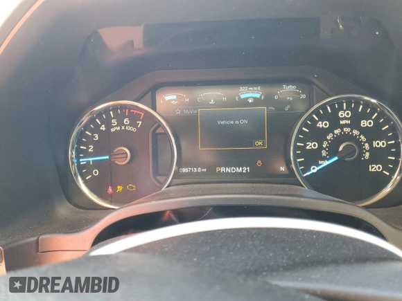 2017 Ford F-150 XL with VIN 1FTEW1EP9HKE16709, listed as a Copart auction lot 66039295 with 95,713 mi miles and Salvage title. Bid and sale history available at DreamBid. Image 9.