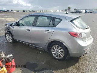 2013 Mazda 3 i Touring with VIN JM1BL1LP1D1825009, listed as a Copart auction lot 49516265 with 96,828 mi miles and Salvage Title. Bid and sale history available at carsss.com. Image 2.