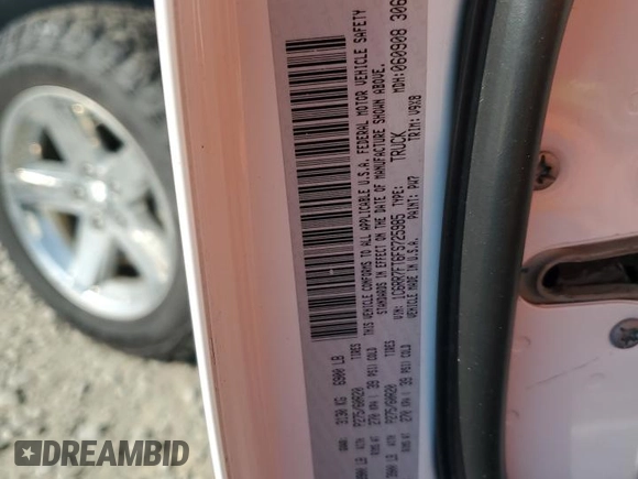 2015 Ram 1500 Express with VIN 1C6RR7FT6FS725985, listed as a Copart auction lot 61860095 with Not provided miles and Salvage title. Bid and sale history available at DreamBid. Image 12.