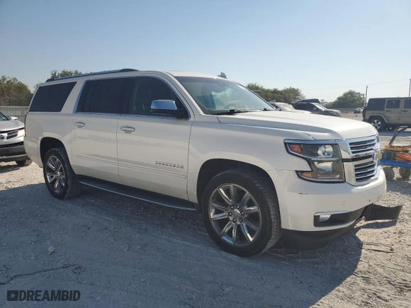 2018 Chevrolet Suburban Premier with VIN 1GNSCJKC9JR355511, listed as a Copart auction lot 75435744 with 79,192 mi miles and Salvage Title. Bid and sale history available at carsss.com. Image 4.