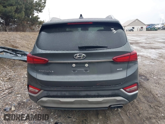 2019 Hyundai Santa Fe Limited with VIN 5NMS5CAD5KH130761, listed as a IAAI auction lot 41473255 with 61,344 mi miles. Bid and sale history available at carsss.com. Image 17.