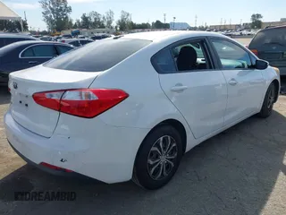 2016 Kia Forte LX with VIN KNAFK4A6XG5574596, listed as a IAAI auction lot 41641410 with 98,898 mi miles. Bid and sale history available at carsss.com. Image 4.