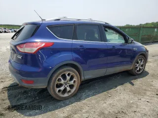 2013 Ford Escape Titanium with VIN 1FMCU0J94DUC18516, listed as a Copart auction lot 59149275 with 88,734 mi miles and Salvage title. Bid and sale history available at DreamBid. Image 3.