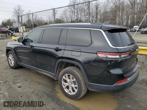 2022 Jeep Grand Cherokee Limited with VIN 1C4RJJBG8N8554545, listed as a Copart auction lot 44686215 with 69,545 mi miles and Salvage title. Bid and sale history available at DreamBid. Image 2.
