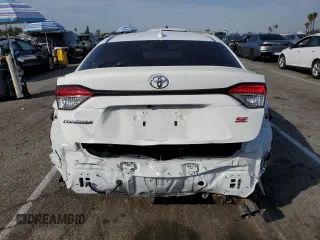 2023 Toyota Corolla SE with VIN 5YFP4MCE9PP152991, listed as a Copart auction lot 45677505 with 23,407 mi miles and Salvage Title. Bid and sale history available at carsss.com. Image 6.