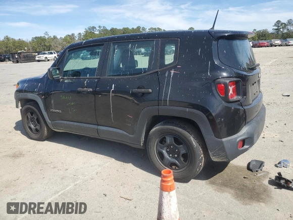 2017 Jeep Renegade Sport with VIN ZACCJAAH5HPE97377, listed as a Copart auction lot 47467545 with 128,006 mi miles and Salvage title. Bid and sale history available at DreamBid. Image 2.