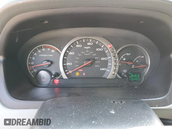 2003 Honda Pilot EX with VIN 2HKYF18663H531078, listed as a Copart auction lot 52355335 with 170,453 mi miles and Salvage Title. Bid and sale history available at DreamBid. Image 9.
