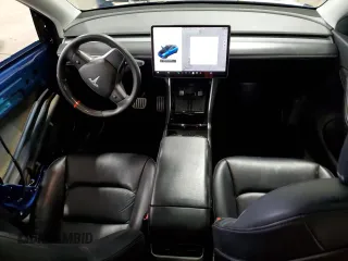 2020 Tesla Model Y Long Range with VIN 5YJYGDEF1LF035901, listed as a Copart auction lot 51004695 with 134,610 mi miles and Salvage Title. Bid and sale history available at DreamBid. Image 8.