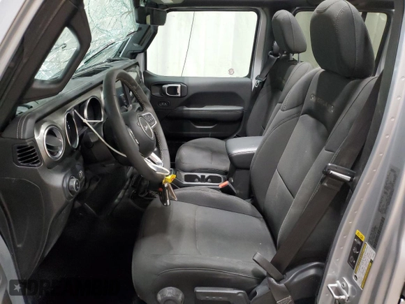 2023 Jeep Gladiator Overland with VIN 1C6HJTFG1PL528801, listed as a Copart auction lot 50968205 with 43,293 mi miles and Non repairable. Bid and sale history available at DreamBid. Image 7.
