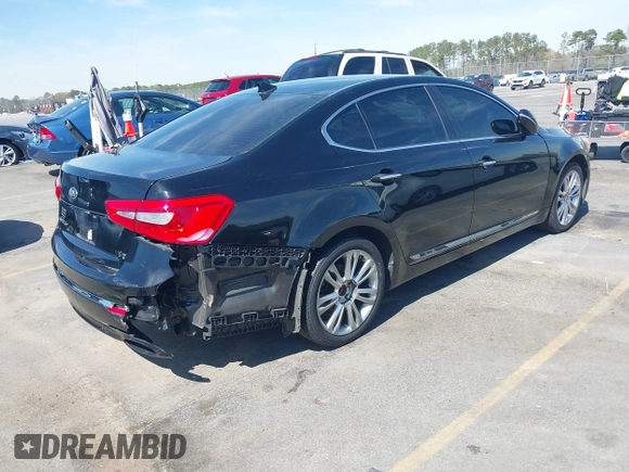2016 Kia Cadenza Premium with VIN KNALN4D71G5221324, listed as a IAAI auction lot 41802047 with 143,331 mi miles and . Bid and sale history available at DreamBid. Image 4.