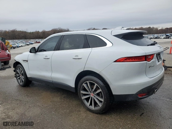 2017 Jaguar F-PACE 35t Prestige with VIN SADCK2BV0HA092653, listed as a Copart auction lot 85461724 with 141,777 mi miles and Salvage Title. Bid and sale history available at carsss.com. Image 2.