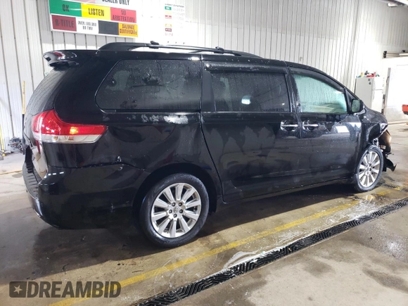 2012 Toyota Sienna XLE with VIN 5TDDK3DC9CS047319, listed as a Copart auction lot 53173405 with 198,654 mi miles and Salvage Title. Bid and sale history available at carsss.com. Image 3.