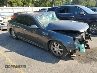 2008 Cadillac STS RWD w/1SB with VIN 1G6DW67V680149418, listed as a Copart auction lot 75661564 with Not Provided miles and Salvage Title. Bid and sale history available at carsss.com. Image 4.
