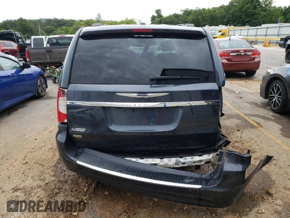 2014 Chrysler Town & Country Touring with VIN 2C4RC1BG9ER435272, listed as a Copart auction lot 57973154 with 190,381 mi miles and Non Repairable. Bid and sale history available at carsss.com. Image 6.