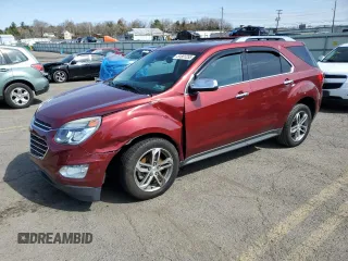 2017 Chevrolet Equinox Premier z VIN 2GNFLGEK2H6198871, wystawiony jako Copart lot #51581255 z przebiegiem 90 333 mil mil oraz Szkoda całkowita • Salvage title. Historia ofert i sprzedaży dostępna na DreamBid. Obrazek 1.