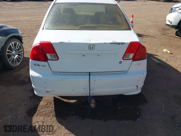 2004 Honda Civic LX with VIN 2HGES15504H509907, listed as a IAAI auction lot 41495701 with 104,959 mi miles. Bid and sale history available at carsss.com. Image 6.