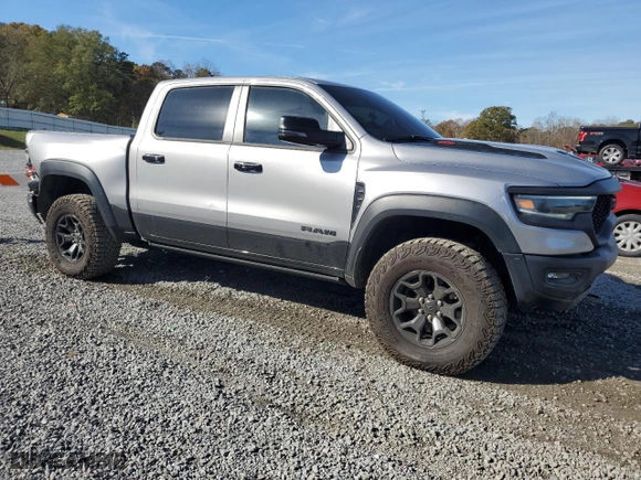 2024 Ram 1500 TRX with VIN 1C6SRFU93RN101650, listed as a Copart auction lot 79454384 with 15,631 mi miles and Salvage Title. Bid and sale history available at carsss.com. Image 4.