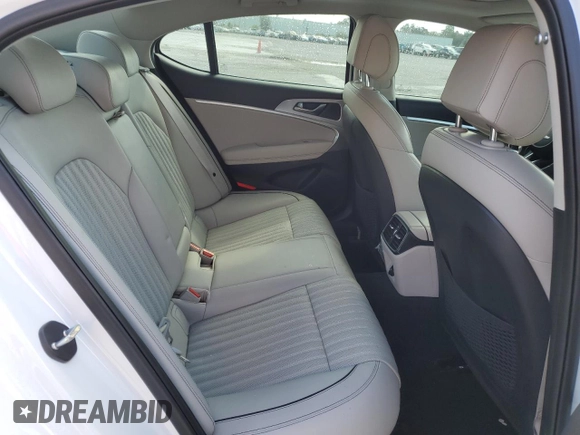 2021 Genesis G70 3.3T with VIN KMTG74LE8MU072654, listed as a Copart auction lot 74278574 with 27,323 mi miles and Non Repairable. Bid and sale history available at carsss.com. Image 10.