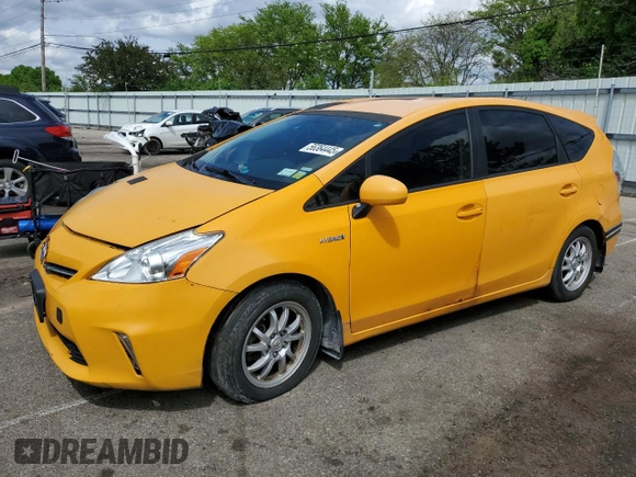 2013 Toyota Prius Two with VIN JTDZN3EU7D3257151, listed as a Copart auction lot 56364445 with 380,553 mi miles and Clean Title. Bid and sale history available at DreamBid. Image 1.