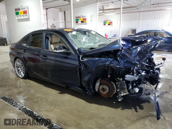 2013 BMW 3 Series 335i with VIN WBA3A9C57DF476154, listed as a Copart auction lot 50139945 with 0 mi miles and Salvage Title. Bid and sale history available at carsss.com. Image 4.