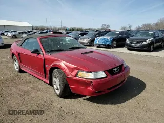 2000 Ford Mustang GT with VIN 1FAFP45X0YF160297, listed as a Copart auction lot 48213075 with 155,033 mi miles and Salvage Title. Bid and sale history available at carsss.com. Image 11.