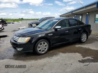 2008 Ford Taurus Limited with VIN 1FAHP25W58G134261, listed as a Copart auction lot 61074795 with 186,428 mi miles and Salvage title. Bid and sale history available at DreamBid. Image 1.