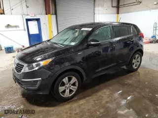 2013 Kia Sportage LX with VIN KNDPBCA2XD7422672, listed as a Copart auction lot 48415465 with 188,477 mi miles and Salvage Title. Bid and sale history available at carsss.com. Image 1.