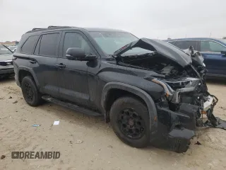 2023 Toyota Sequoia SR5 with VIN 7SVAAABA6PX016420, listed as a Copart auction lot 43165905 with 0 mi miles and Salvage Title. Bid and sale history available at carsss.com. Image 4.