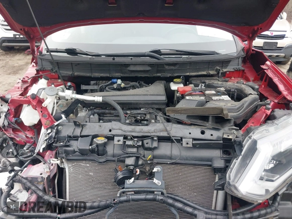 2017 Nissan Rogue S with VIN JN8AT2MV4HW277616, listed as a IAAI auction lot 41812727 with 78,815 mi miles. Bid and sale history available at carsss.com. Image 10.