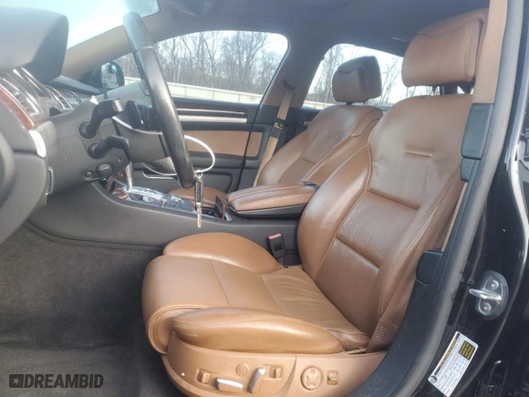 2009 Audi A8 L 4.2L with VIN WAUMV94E59N001610, listed as a Copart auction lot 85140274 with 116,332 mi miles and Salvage Title. Bid and sale history available at carsss.com. Image 7.