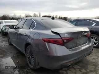 2017 Alfa Romeo Giulia Ti with VIN ZARFAEEN3H7529654, listed as a Copart auction lot 42507823 with 0 mi miles. Bid and sale history available at carsss.com. Image 2.
