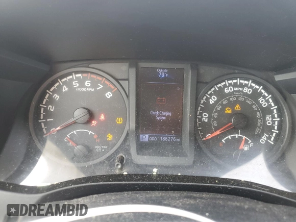 2018 Toyota Tacoma SR with VIN 5TFRX5GN8JX128948, listed as a Copart auction lot 55258655 with 186,276 mi miles and Clean Title. Bid and sale history available at DreamBid. Image 9.