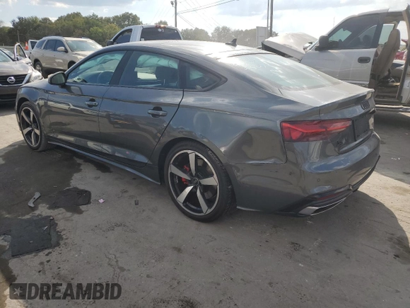 2022 Audi A5 Sportback S line Premium Plus with VIN WAUFACF56NA035507, listed as a Copart auction lot 67329273 with 9,661 mi miles. Bid and sale history available at carsss.com. Image 2.