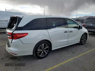 2018 Honda Odyssey Elite with VIN 5FNRL6H99JB066053, listed as a Copart auction lot 51963595 with 139,504 mi miles and Salvage Title. Bid and sale history available at carsss.com. Image 3.