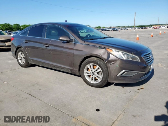 2017 Hyundai Sonata 2.4L with VIN 5NPE24AF2HH596141, listed as a Copart auction lot 54185105 with 113,180 mi miles and Salvage Title. Bid and sale history available at DreamBid. Image 4.