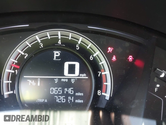 2019 Honda CR-V LX with VIN 5J6RW5H32KL003561, listed as a IAAI auction lot 41872089 with 65,146 mi miles and . Bid and sale history available at carsss.com. Image 7.