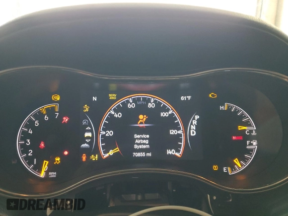 2019 Jeep Grand Cherokee High Altitude z VIN 1C4RJFCT3KC856424, wystawiony jako Copart lot #51582635 z przebiegiem 70 855 mil mil oraz Szkoda całkowita • Salvage title. Historia ofert i sprzedaży dostępna na DreamBid. Obrazek 9.