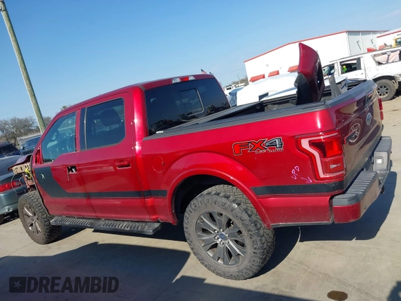 2017 Ford F-150 XL with VIN 1FTEW1EF5HFB09666, listed as a IAAI auction lot 41697476 with 180,676 mi miles. Bid and sale history available at carsss.com. Image 15.